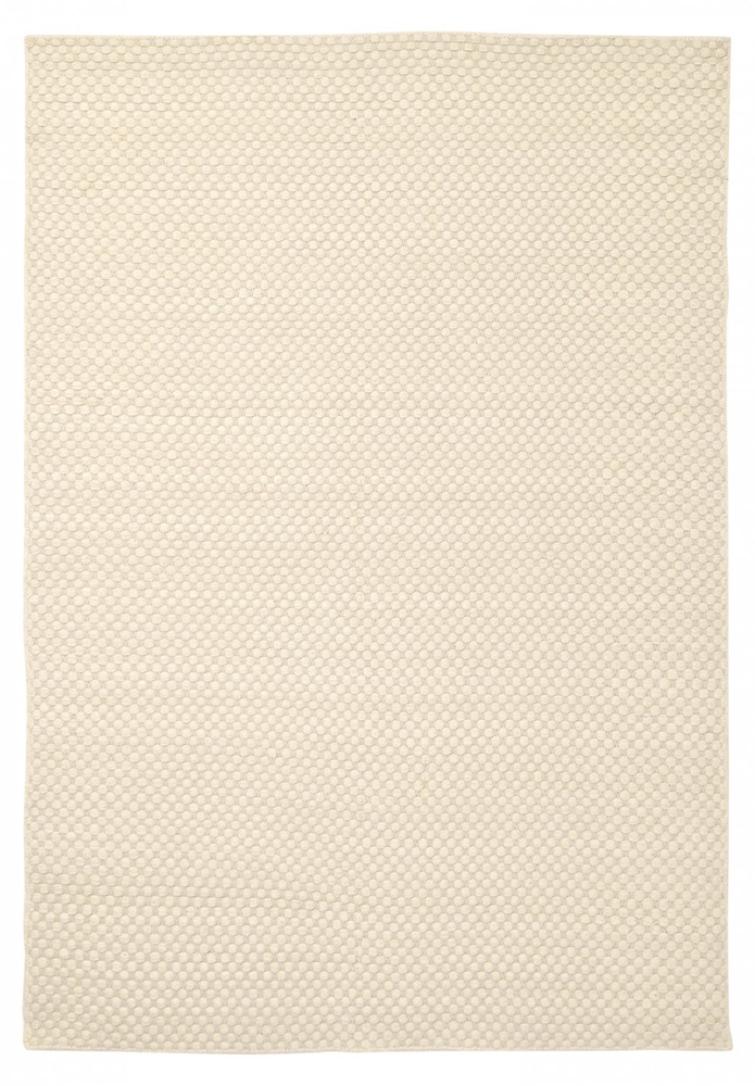 Tapis en laine ' Ovelia ' - Beige/blanc