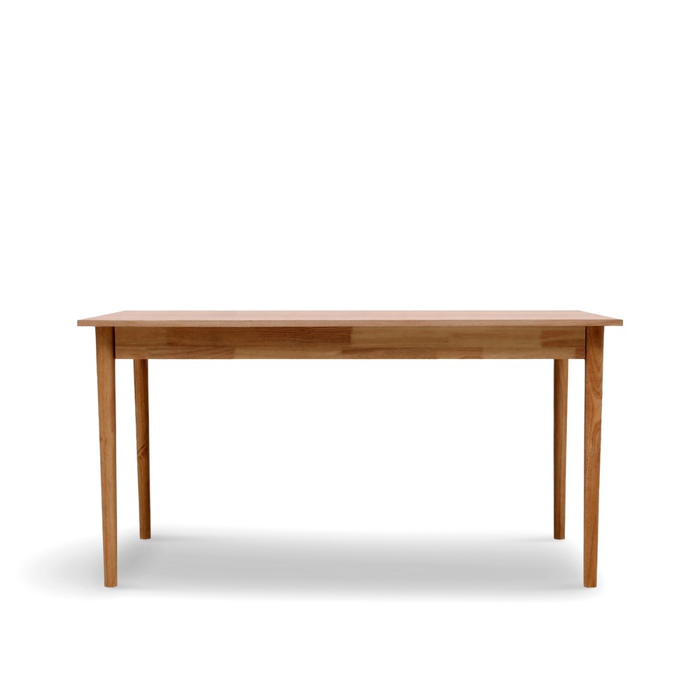 Table &agrave; manger 'Fager' 135 cm - Pigment blanc