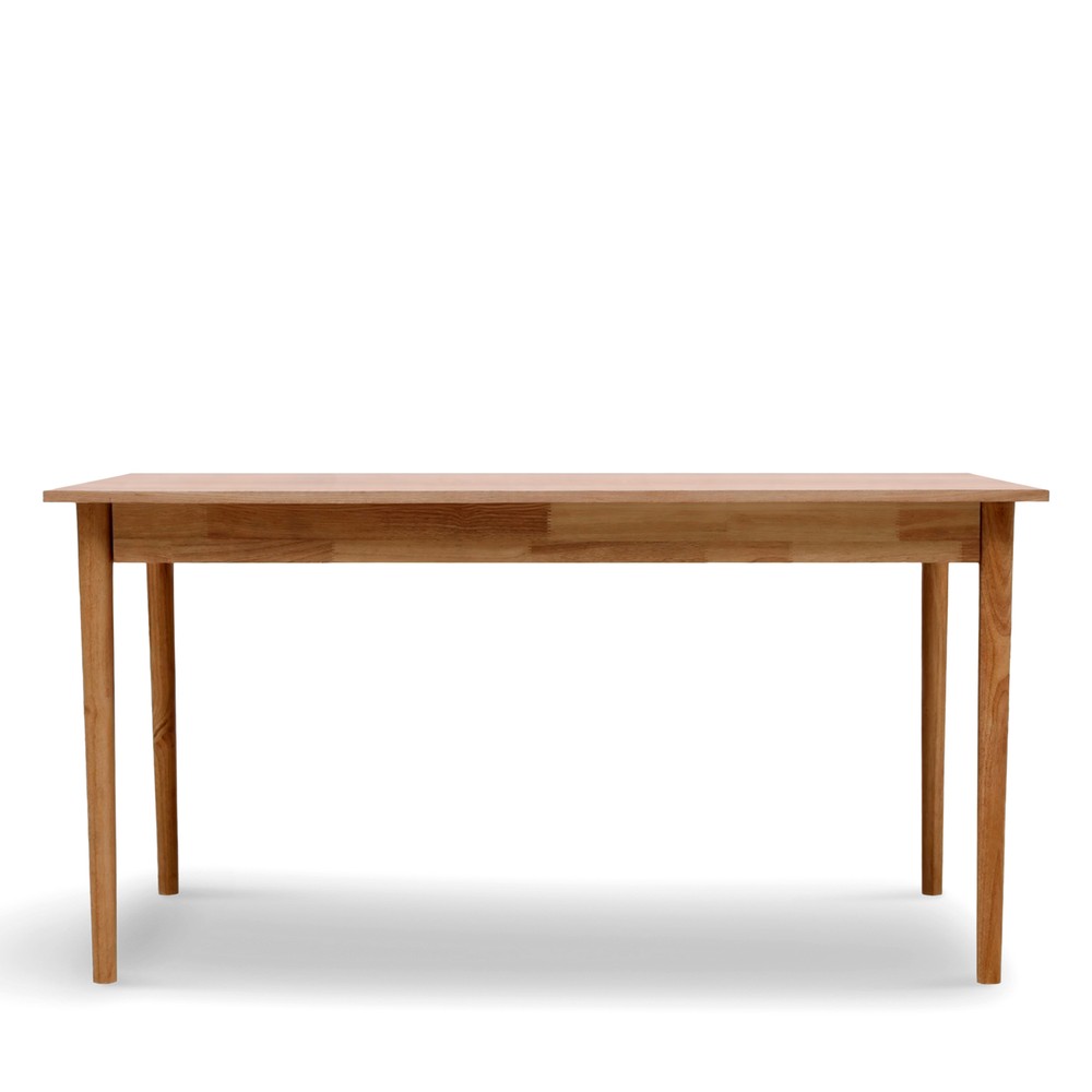 Table &agrave; manger 'Fager' 135 cm - Pigment blanc