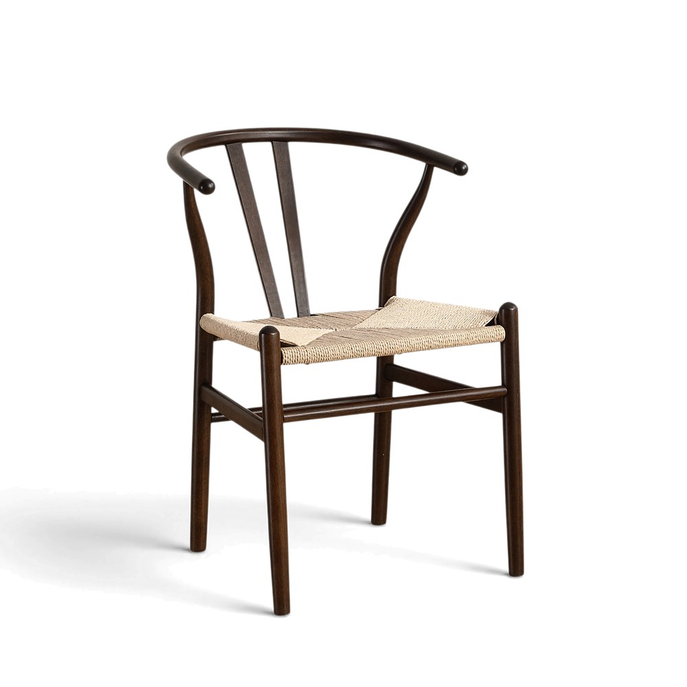 Chaise 'Alta' - Noyer/Beige