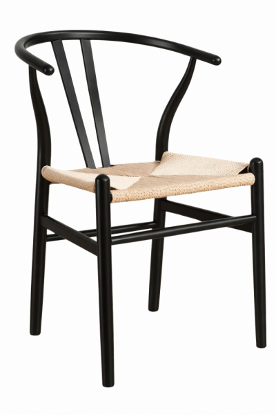 Chaise 'Alta' - Noir/Beige