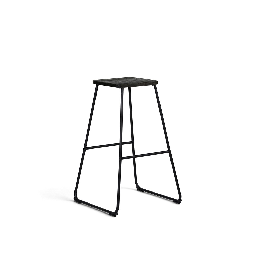 Tabouret 'Bor&aring;s' - Brun/Noir
