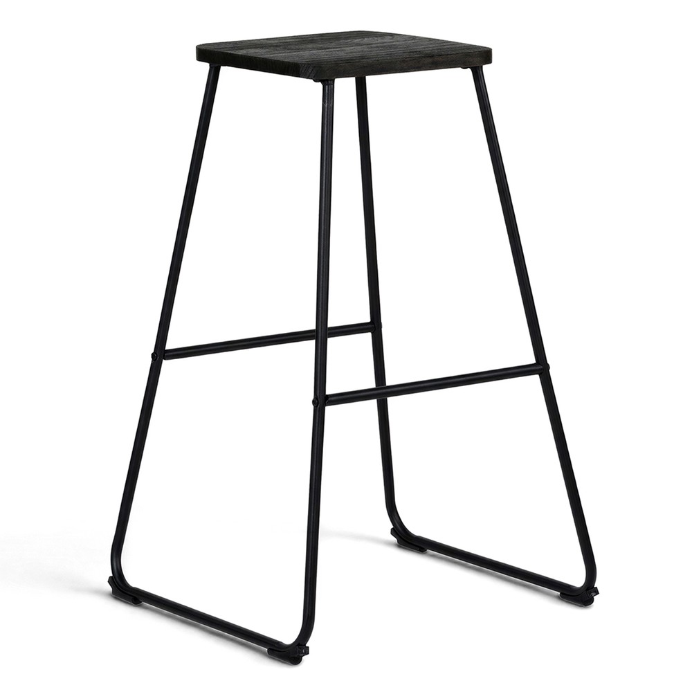 Tabouret 'Bor&aring;s' - Brun/Noir