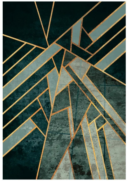 Tapis Wilton 'Amasra' 200x280cm - Vert