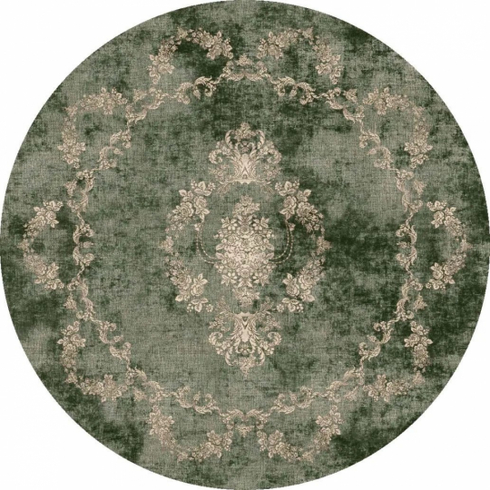 Tapis rond 'Taknis' 160cm - Vert