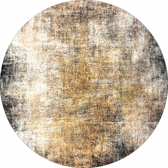 Tapis rond 'Florent' 200cm - Marron