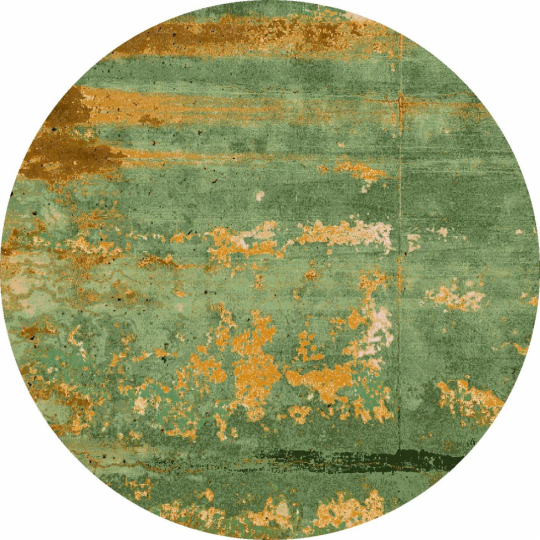 Tapis rond 'Domont' 160cm - Vert