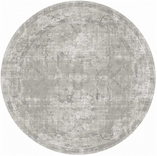 Tapis rond 'Gombalia' 240cm - Gris