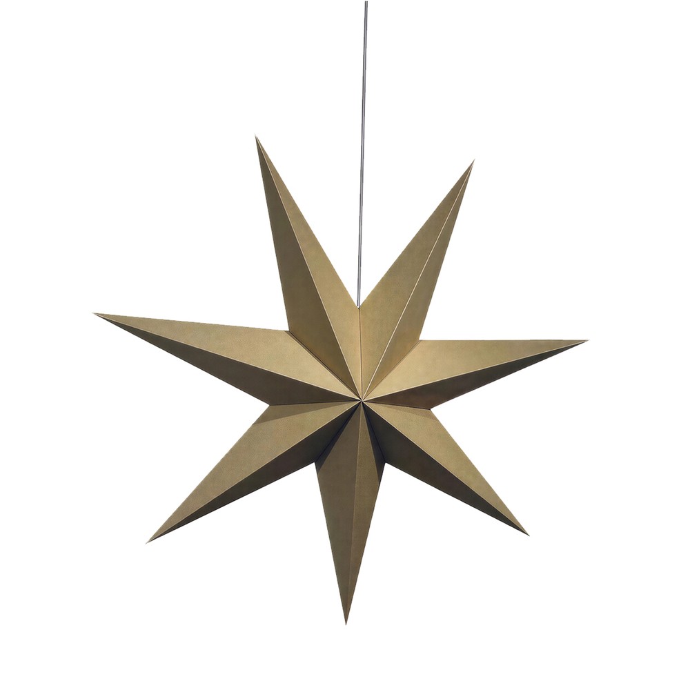 &Eacute;toile de l'Avent 'Sally' 60cm - Marron