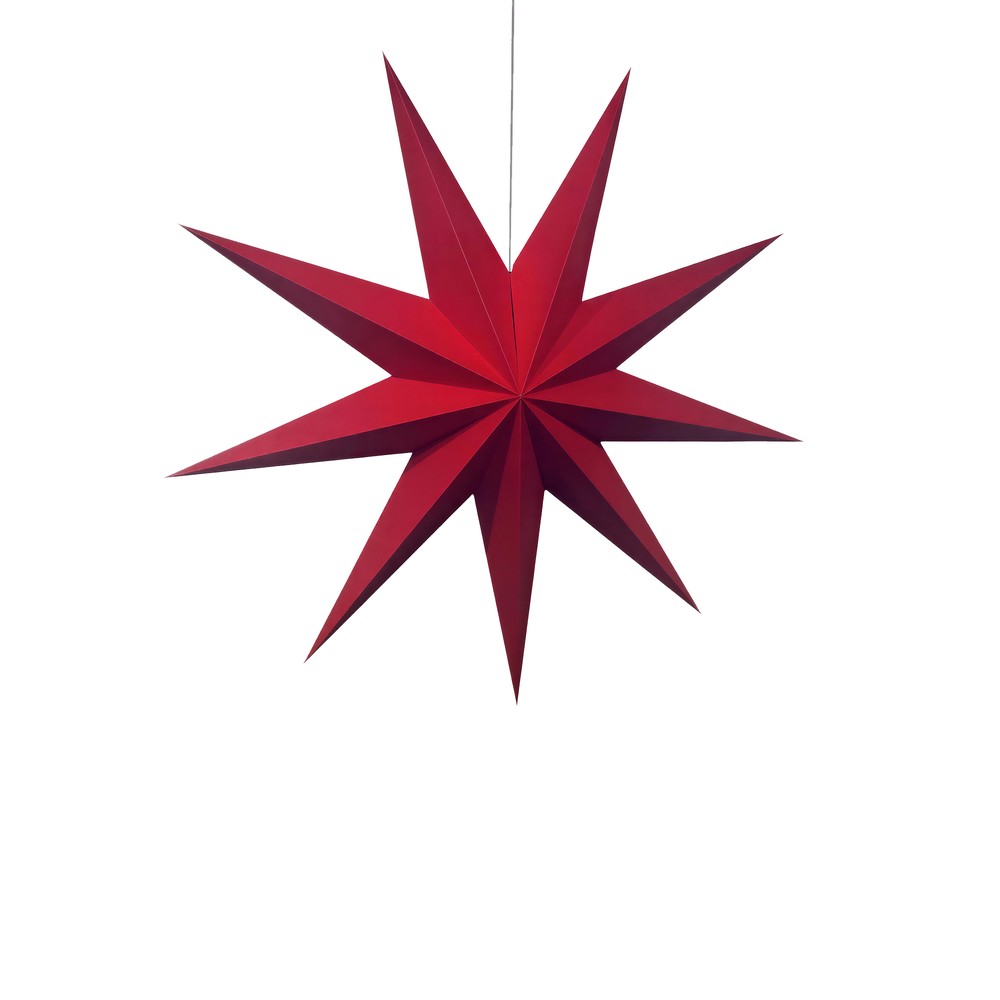 &Eacute;toile de l'Avent 'Vintergatan' 118cm - Rouge