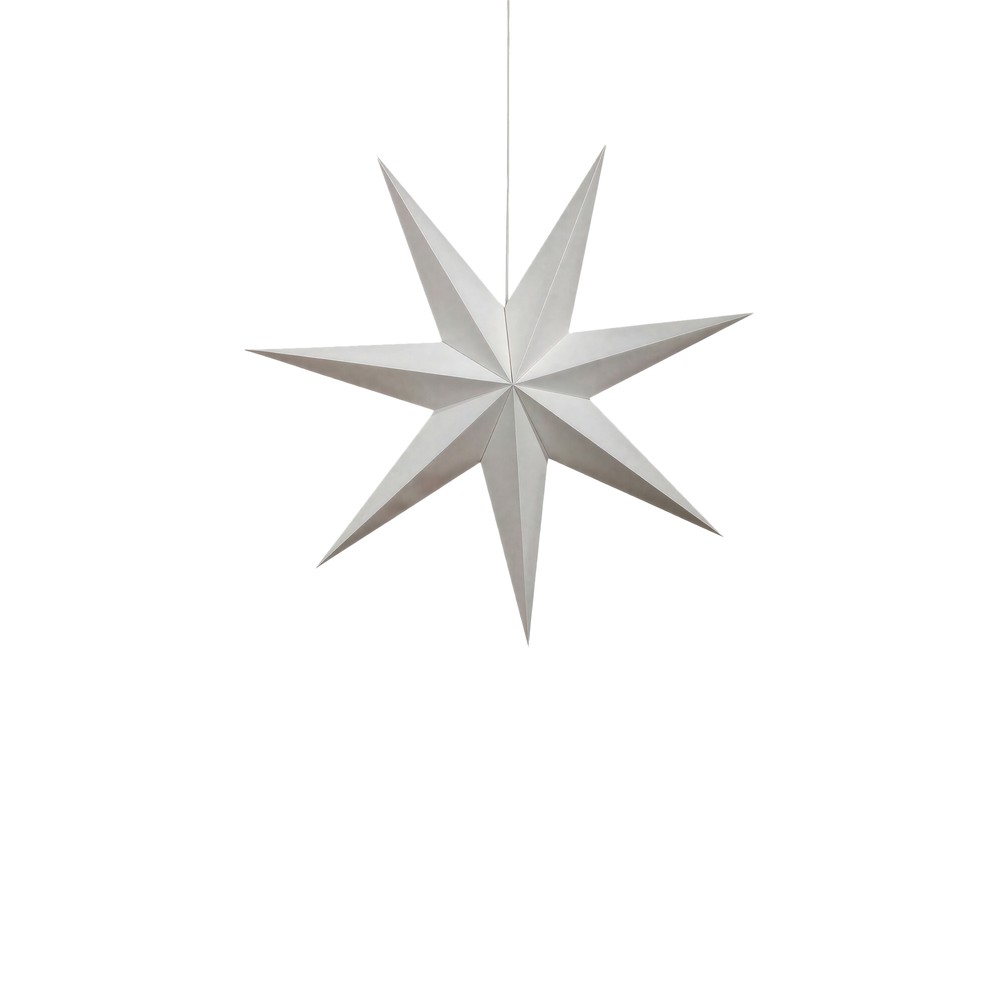 &Eacute;toile de l'Avent 'Sally' 80cm - Blanc