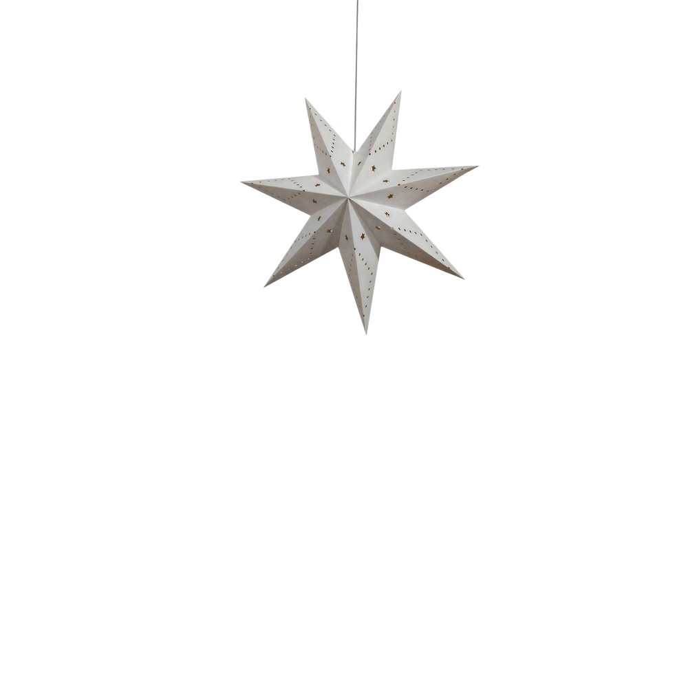 &Eacute;toile de l'Avent 'Skimra' 45cm - Blanc