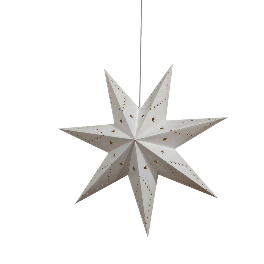 &Eacute;toile de l'Avent 'Skimra' 45cm - Blanc