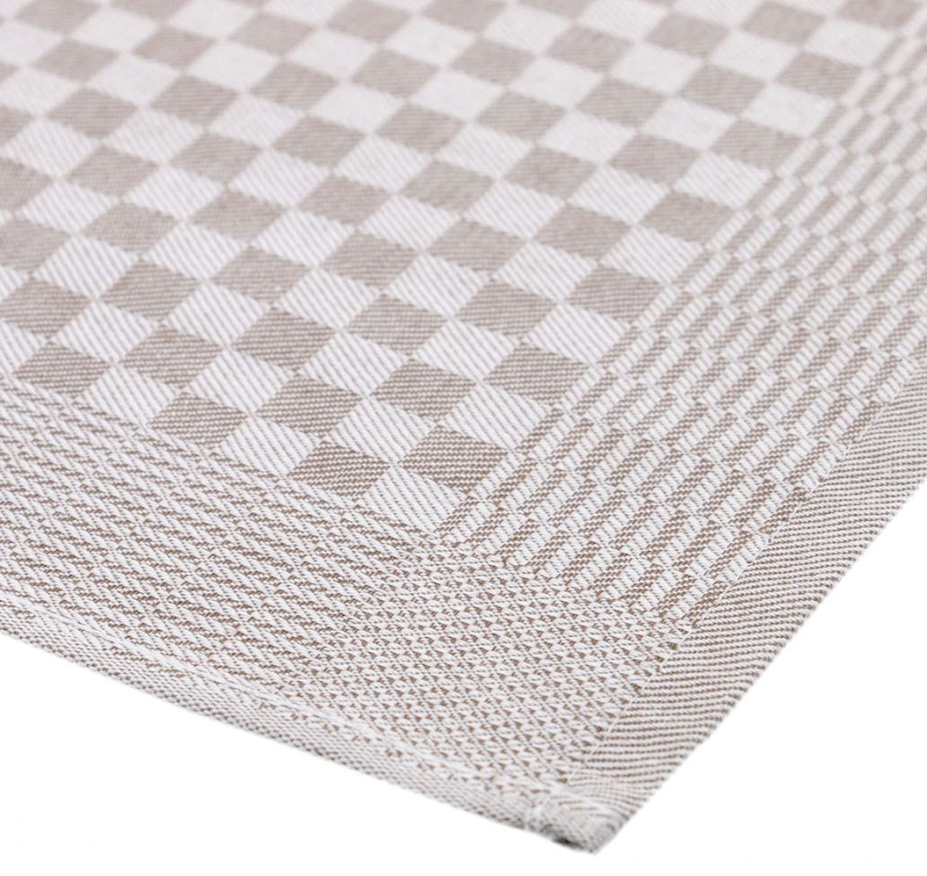 Torchon de cuisine 'Hanni' - Beige/Blanc