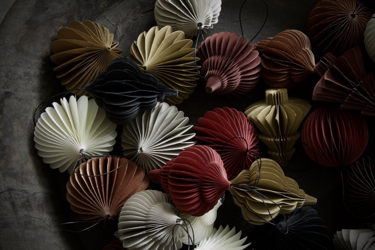 Ornement de Noël 'Onion' - Brun clair