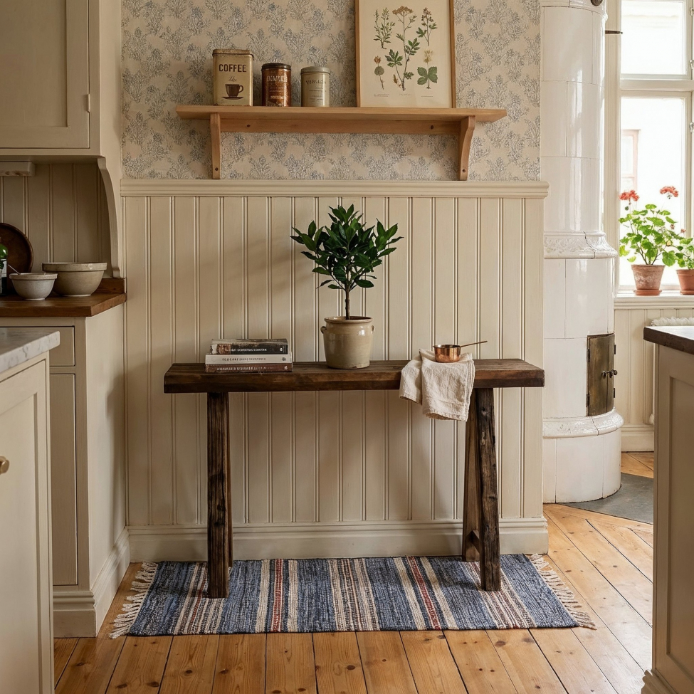 Table basse 'Birka' 100 cm - Vintage