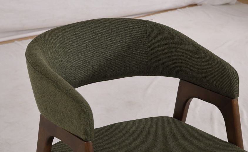 Chaise 'Alba '- Noyer/Vert