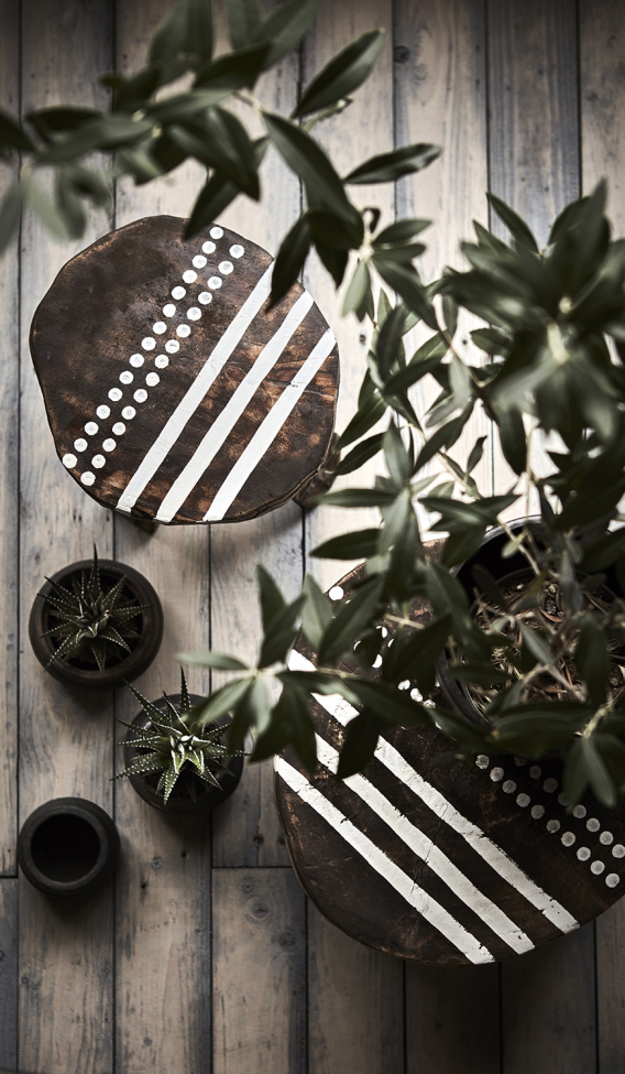 Tabouret 'Treasure' - Marron