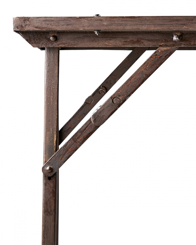 Table pliante 'Treasure' 150x62cm - Bois recyclé