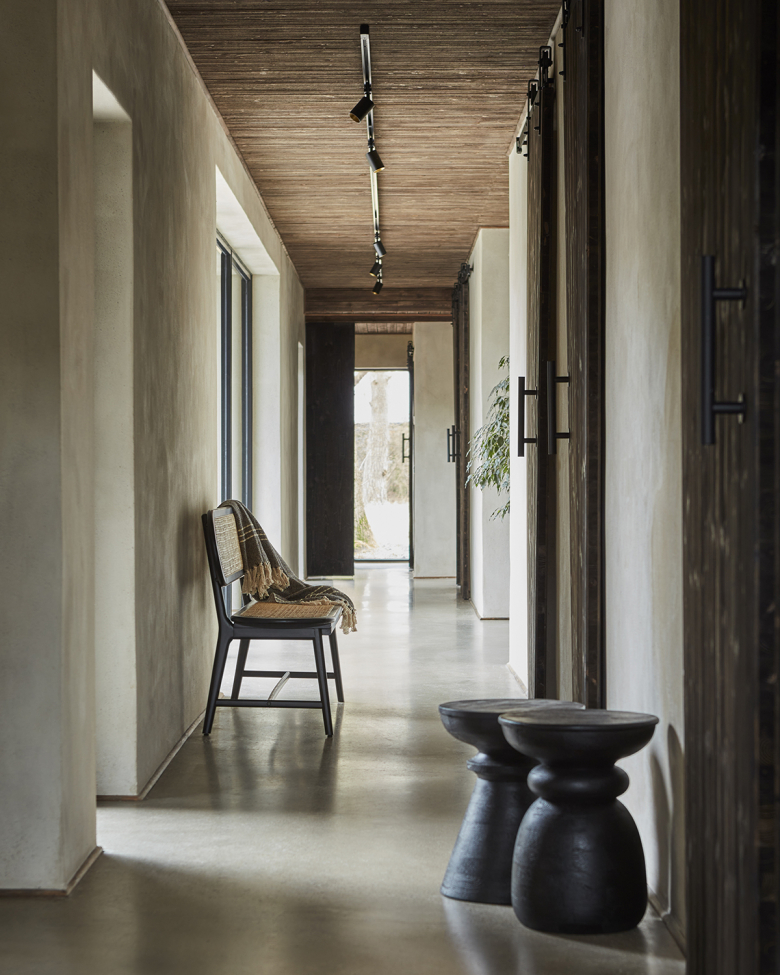 Tabouret 'Portland' - Noir