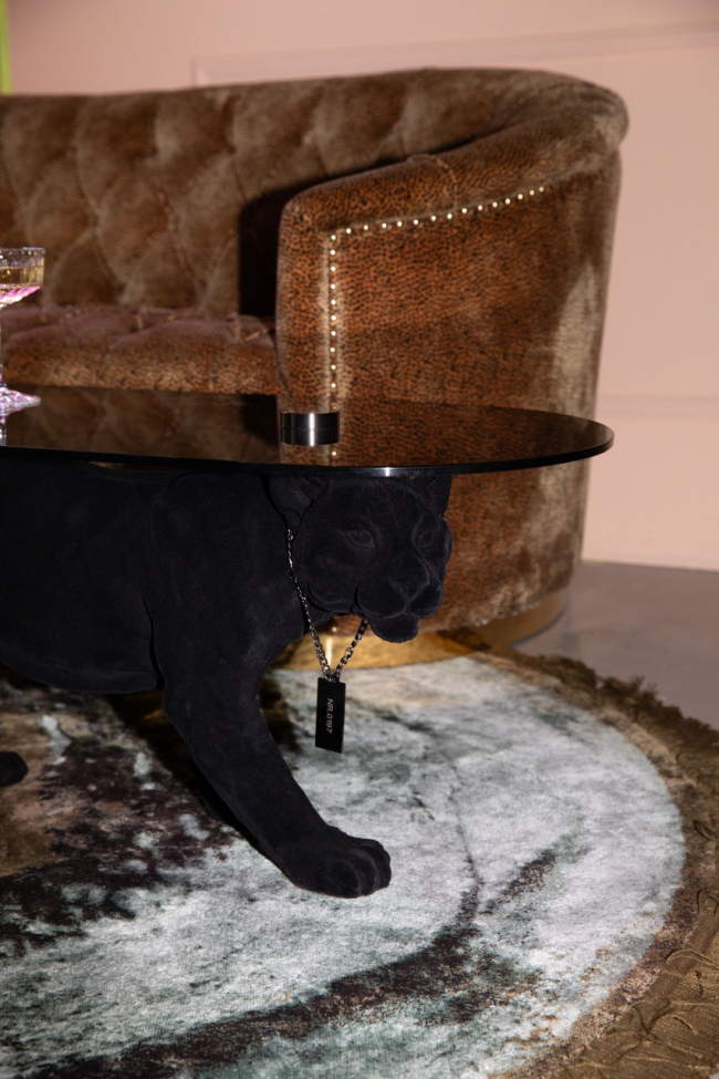 Table basse 'Dope as hell' - Noir