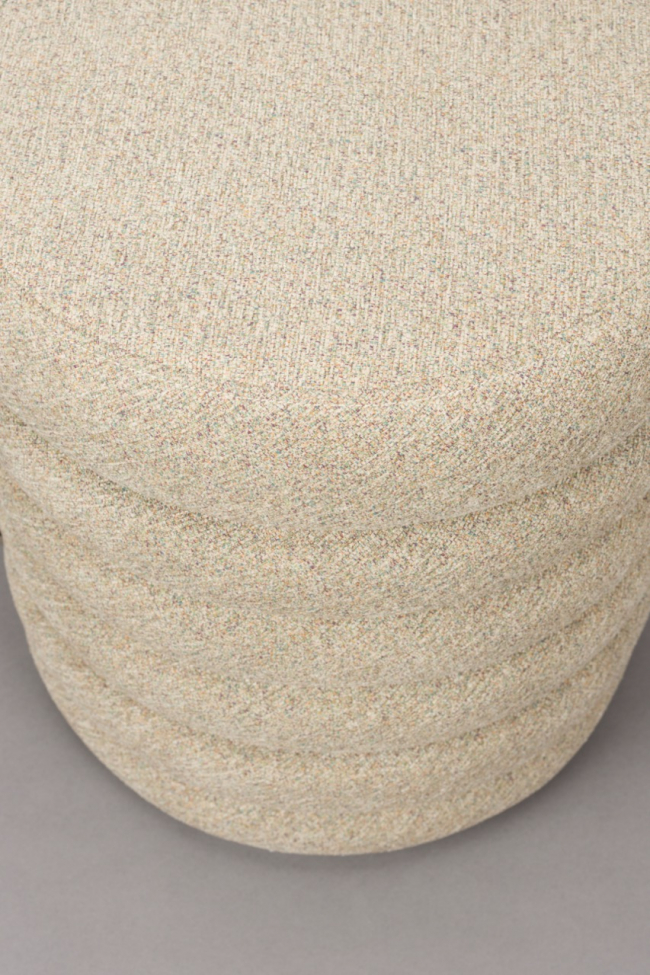 Pouf 'Fern' - Beige