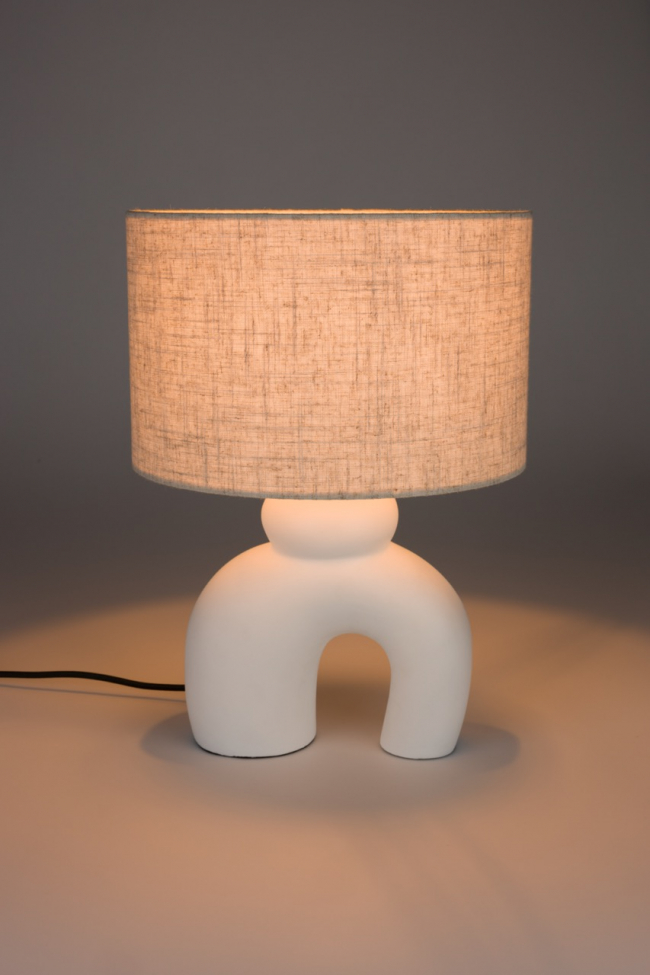 Lampe de table 'Bibi' - Beige