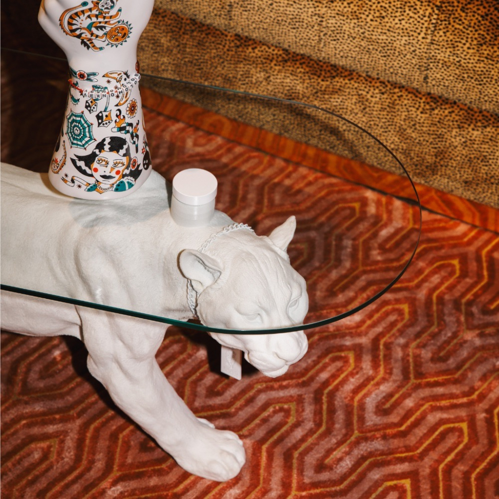 Table basse 'Dope as hell' - Blanche