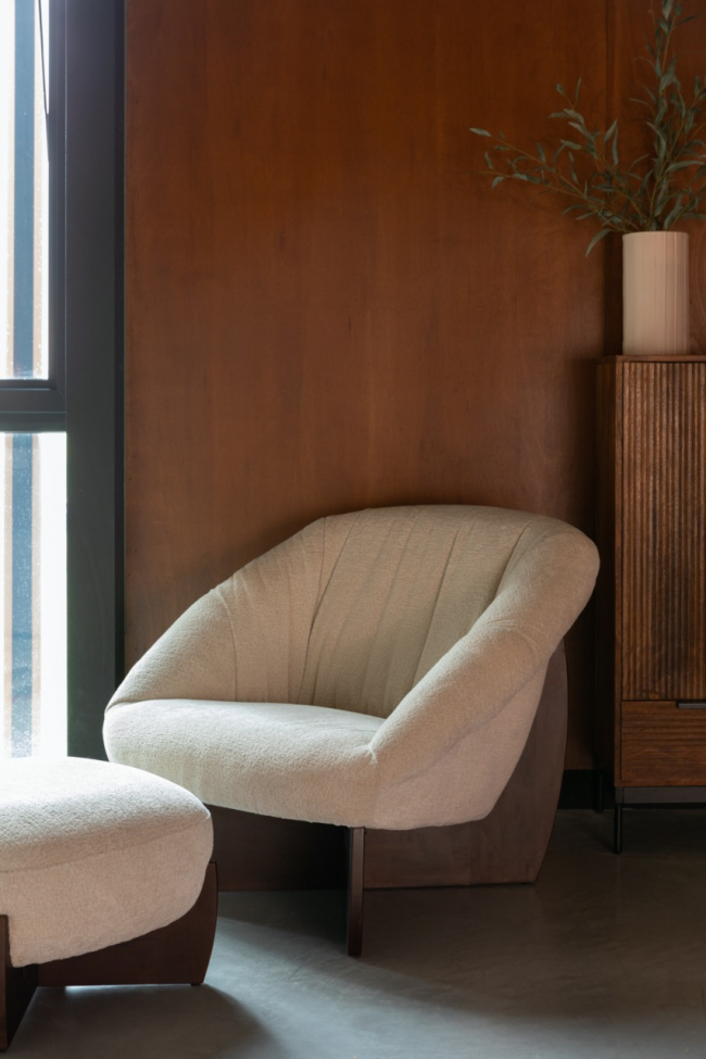 Fauteuil 'Emilius' - Beige