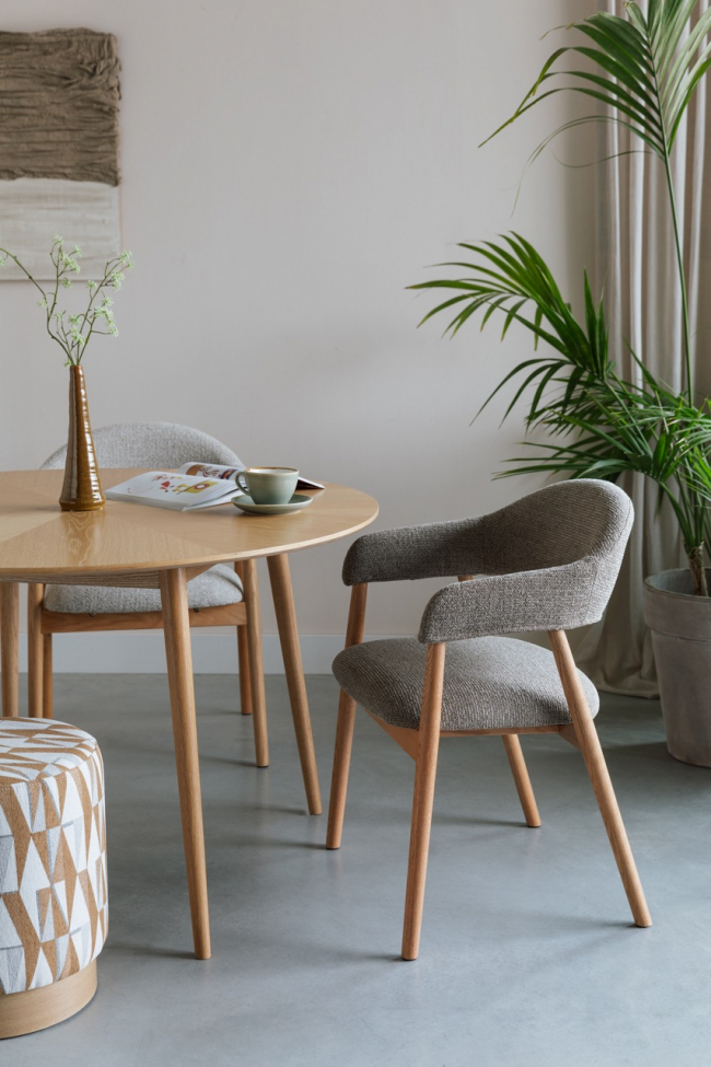 Chaise 'Indy' - Brun/Noir