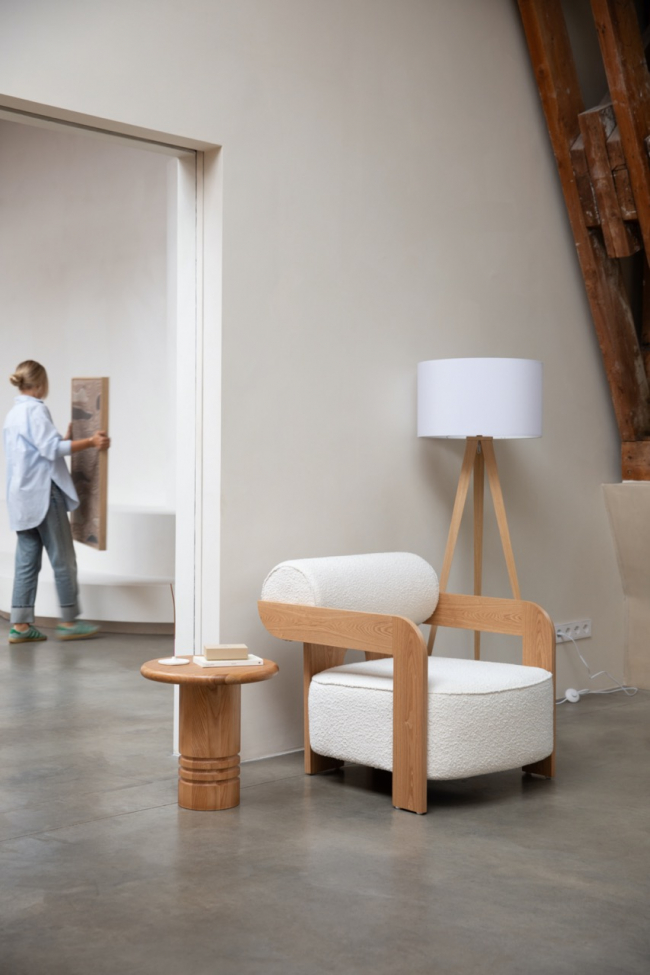 Fauteuil 'Oolong' - Beige