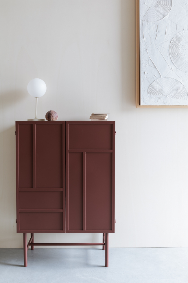 Armoire 'Davis' - Rouge