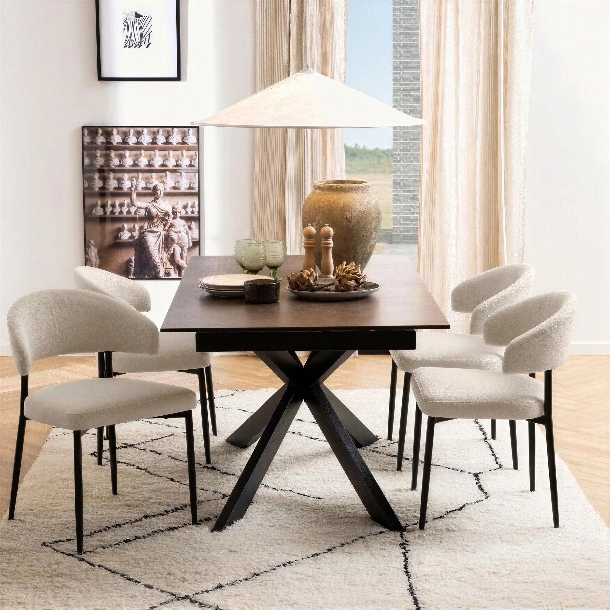 Chaise 'Järbo' - Beige