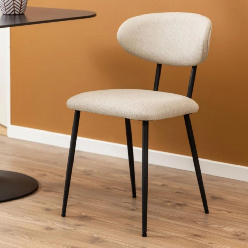 Chaise 'Mieres' - Beige