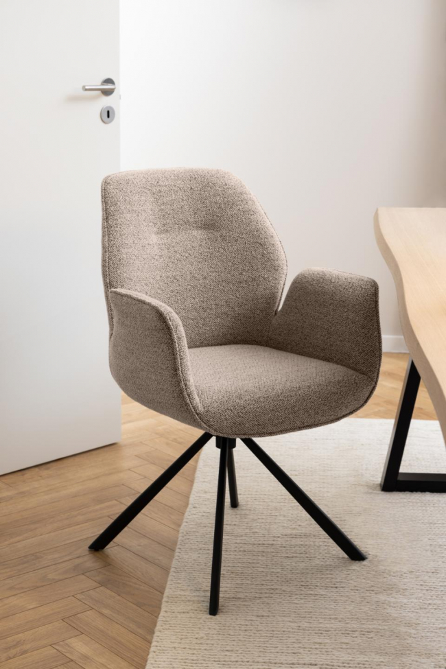 Chaise 'Bjuv' - Beige foncé