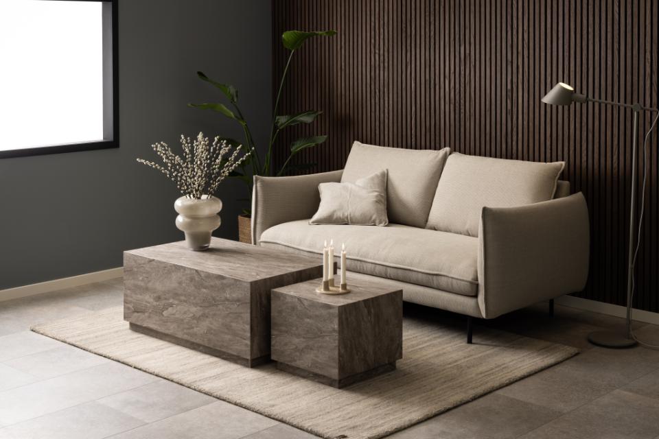 Table basse 'Matera' - Gris