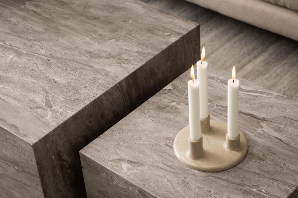 Table basse 'Matera' - Gris