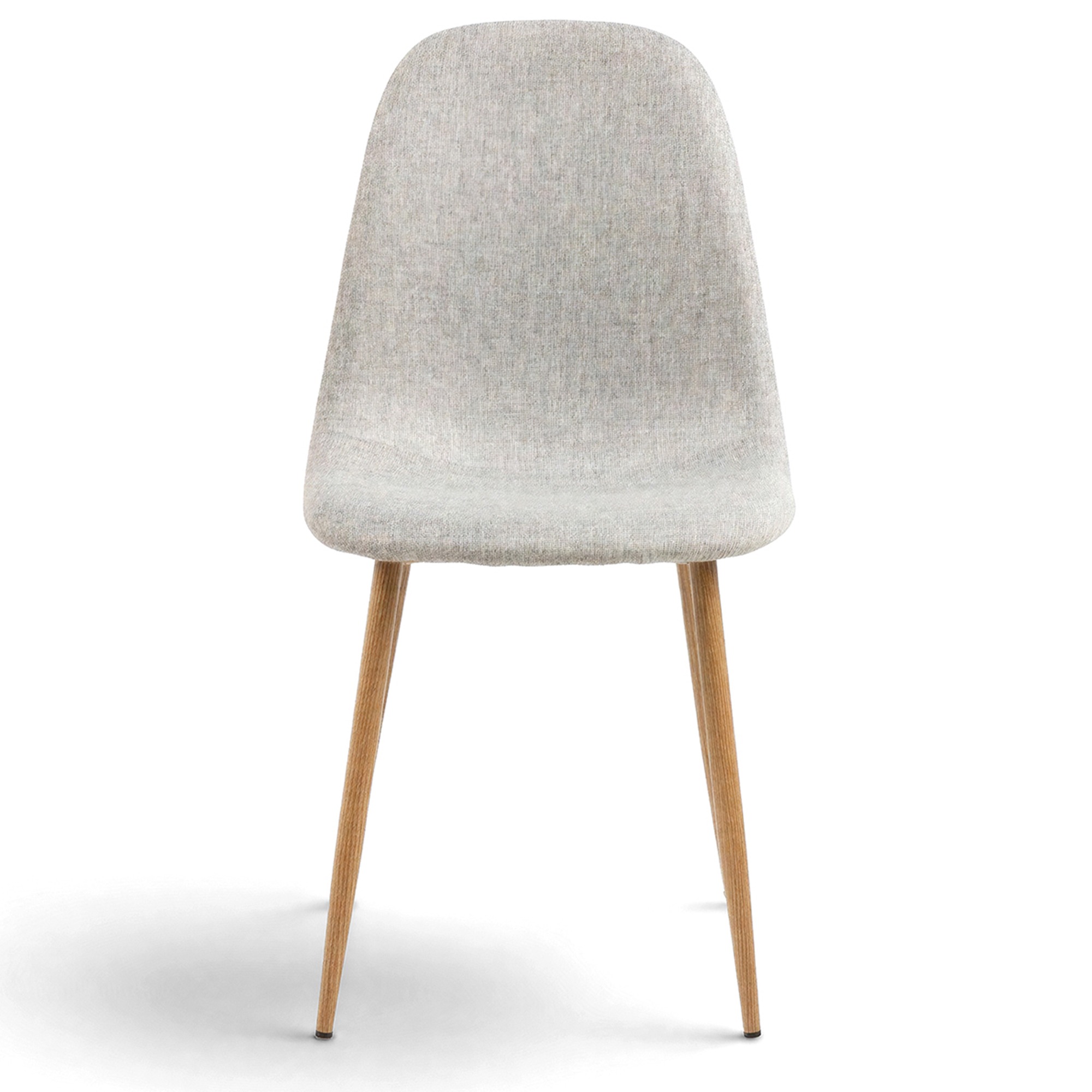 Chaise 'Gal' - Gris/Naturel