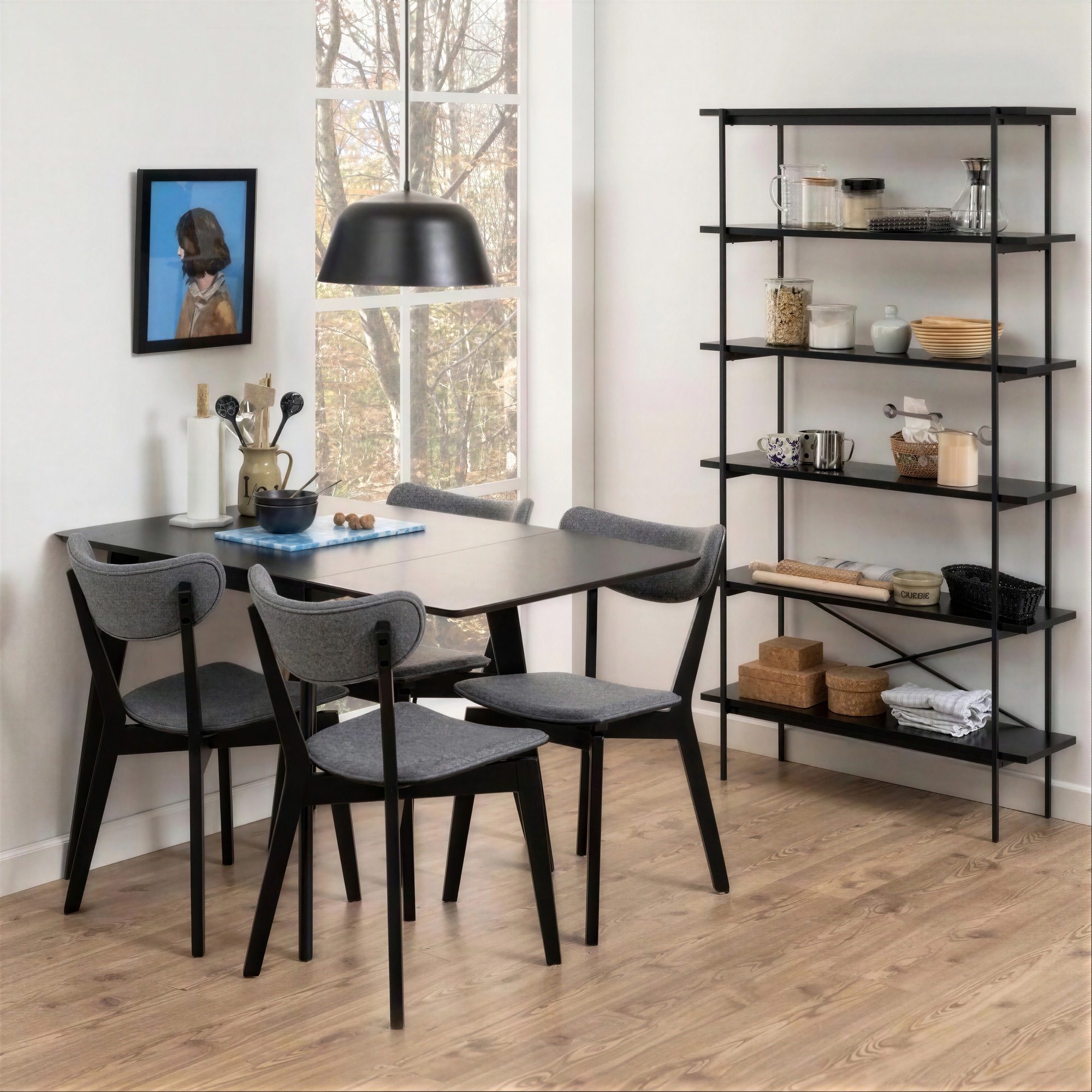 Chaise 'Ärsjö' - Noir/Gris