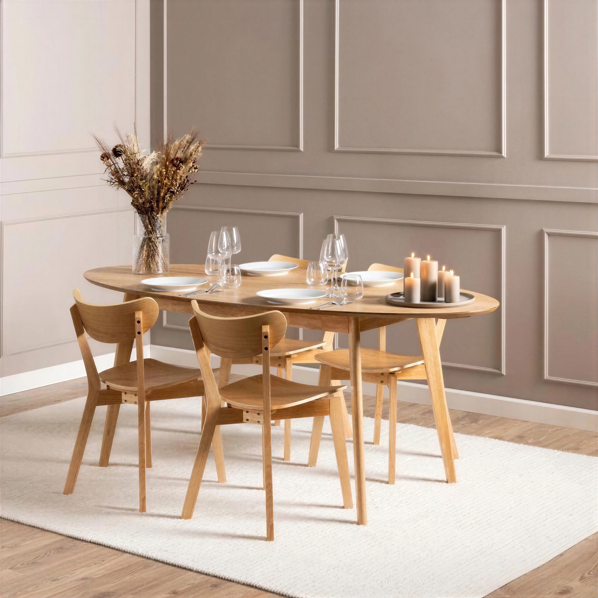 Chaise 'Ärsjö' - Naturel