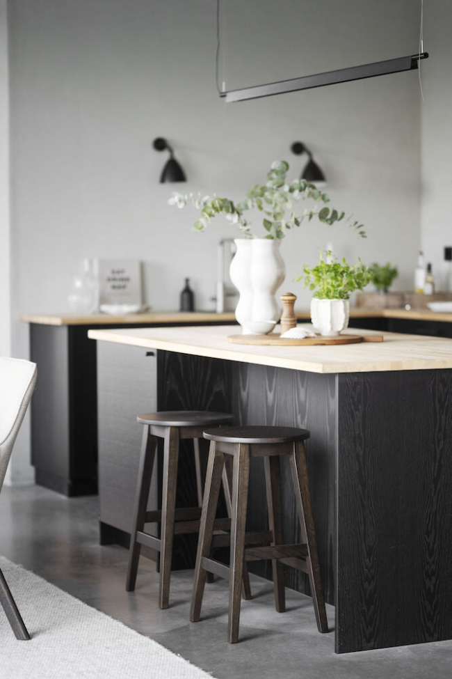 Tabouret de bar 'Austin' - Brun