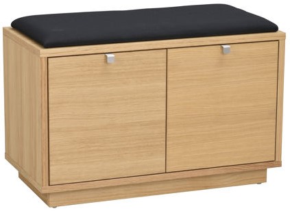 Banc 'Confetti' 70cm - Chêne/Noir