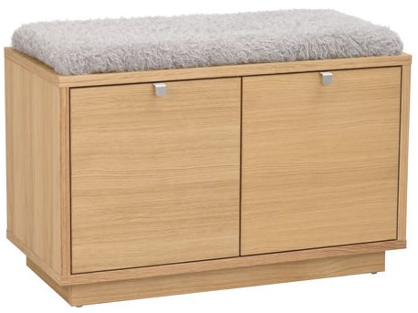 Banc 'Confetti' 70cm - Chêne/Gris clair