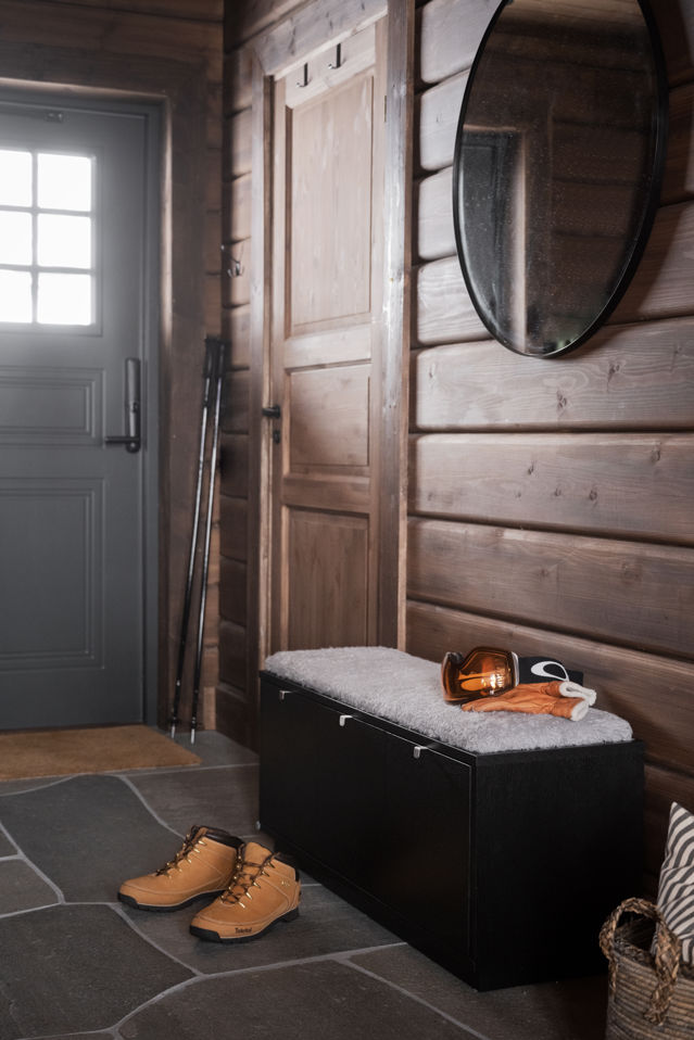 Banc 'Confetti' 70cm - Noir/Gris clair