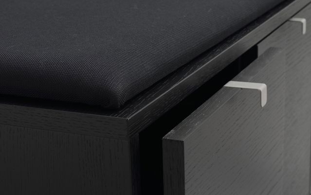 Banc 'Confetti' 106cm - Noir