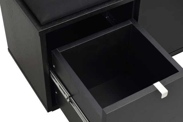 Banc 'Confetti' 106cm - Noir