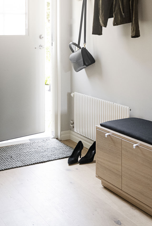 Banc 'Confetti' 106cm - Pigmenté blanc/ Noir