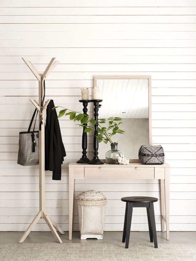 Table d'appoint 'Confetti' 100x40cm - Pigmenté blanc