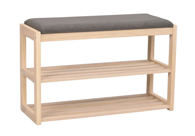 Range-chaussures 'Confetti' - Pigmenté blanc/Gris foncé