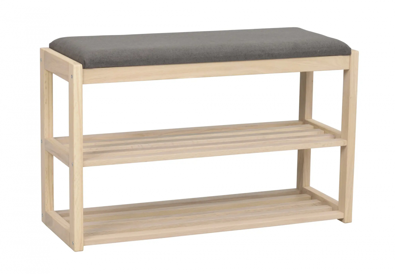 Range-chaussures 'Confetti' - Pigmenté blanc/Gris foncé